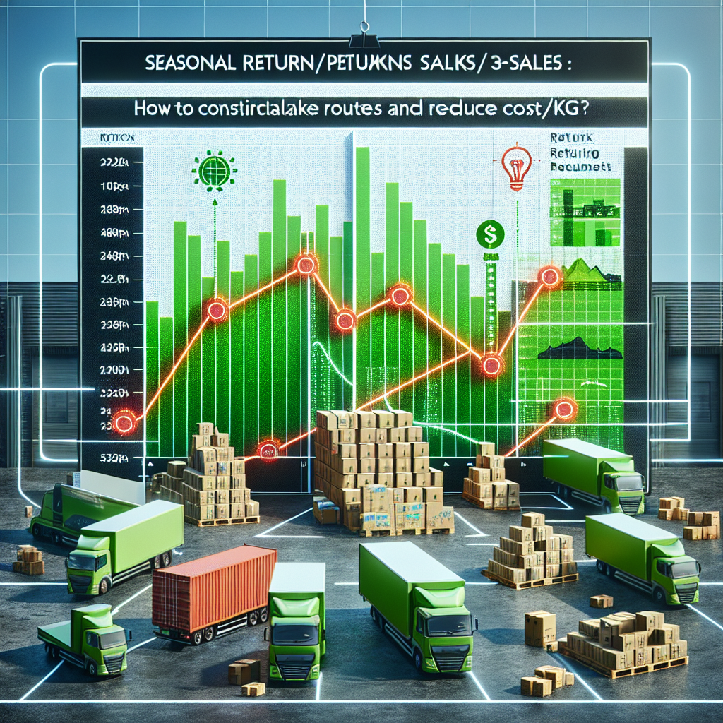 Seasonal peak returns (sales): how to consolidate routes and reduce cost/kg?