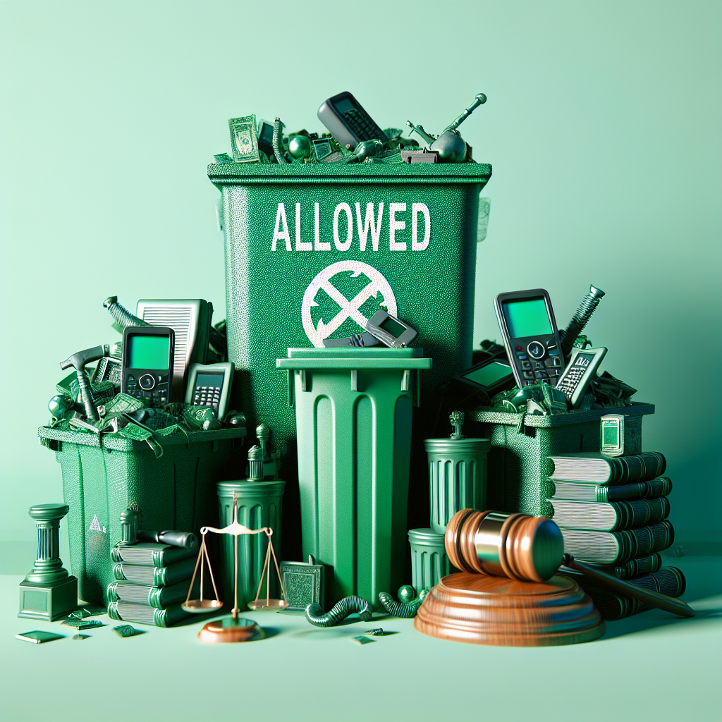 Can I Throw Electronics in the Garbage? What the Law Says