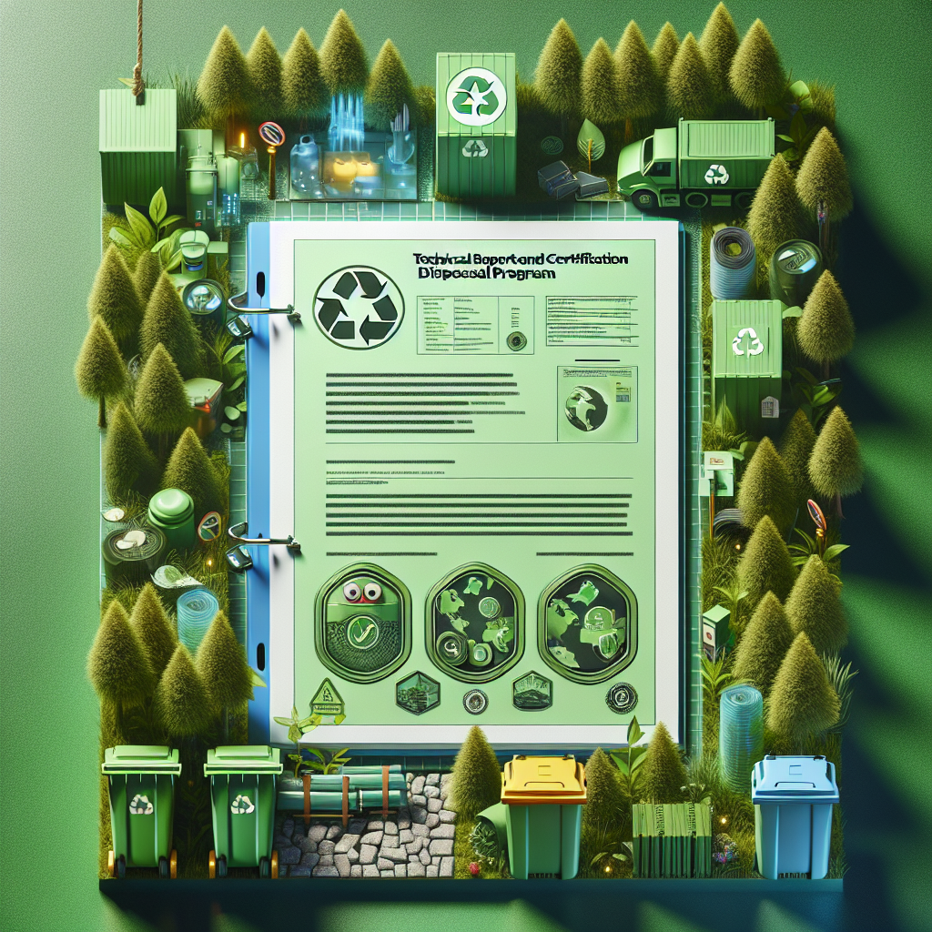 Disposal Program with Technical Report and Certification