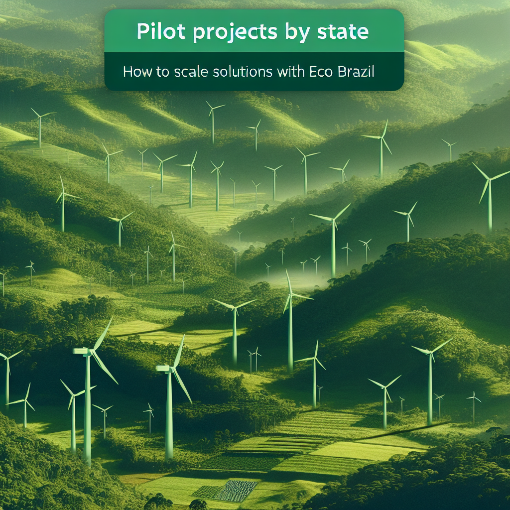 Pilot projects by state: how to scale solutions with Ecobraz