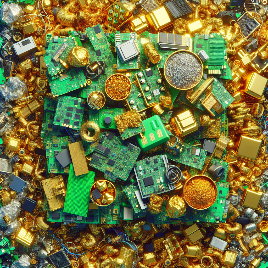 Quanto de ouro, cobre e prata existe no lixo eletrônico brasileiro