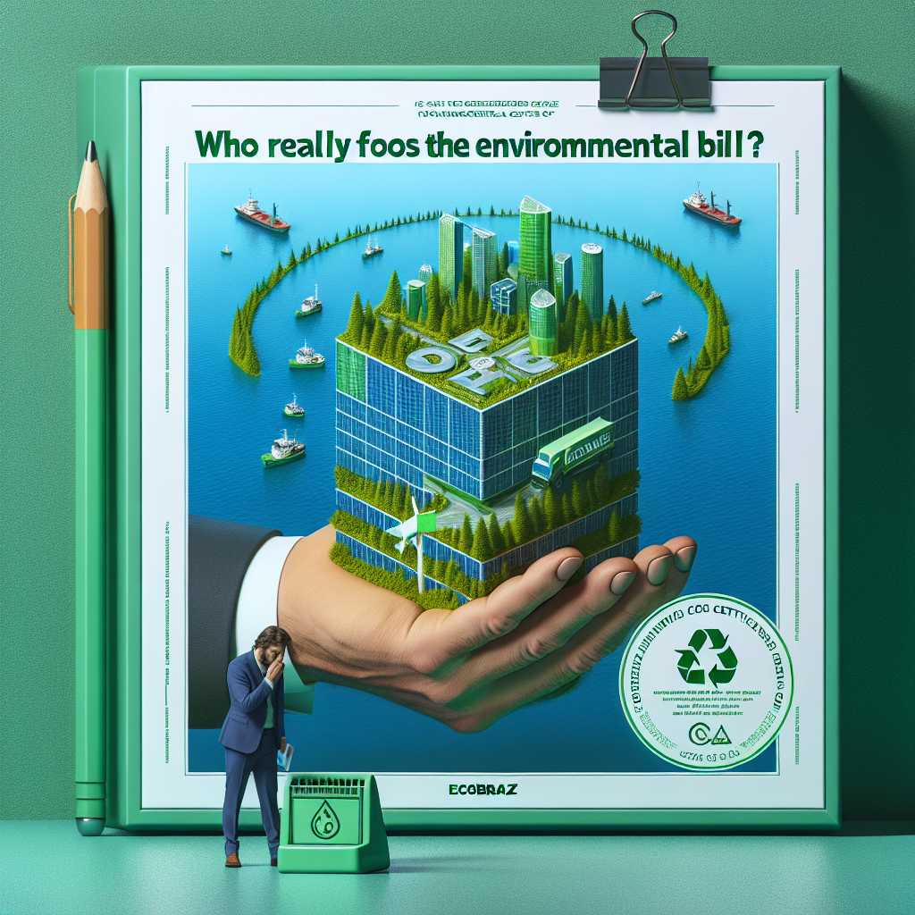 Who really pays the environmental bill? Understand why Ecobraz is the safe and certified choice