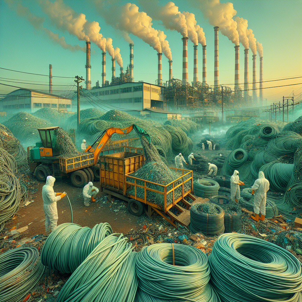 Reciclagem de cabos de telecomunicação em São Paulo