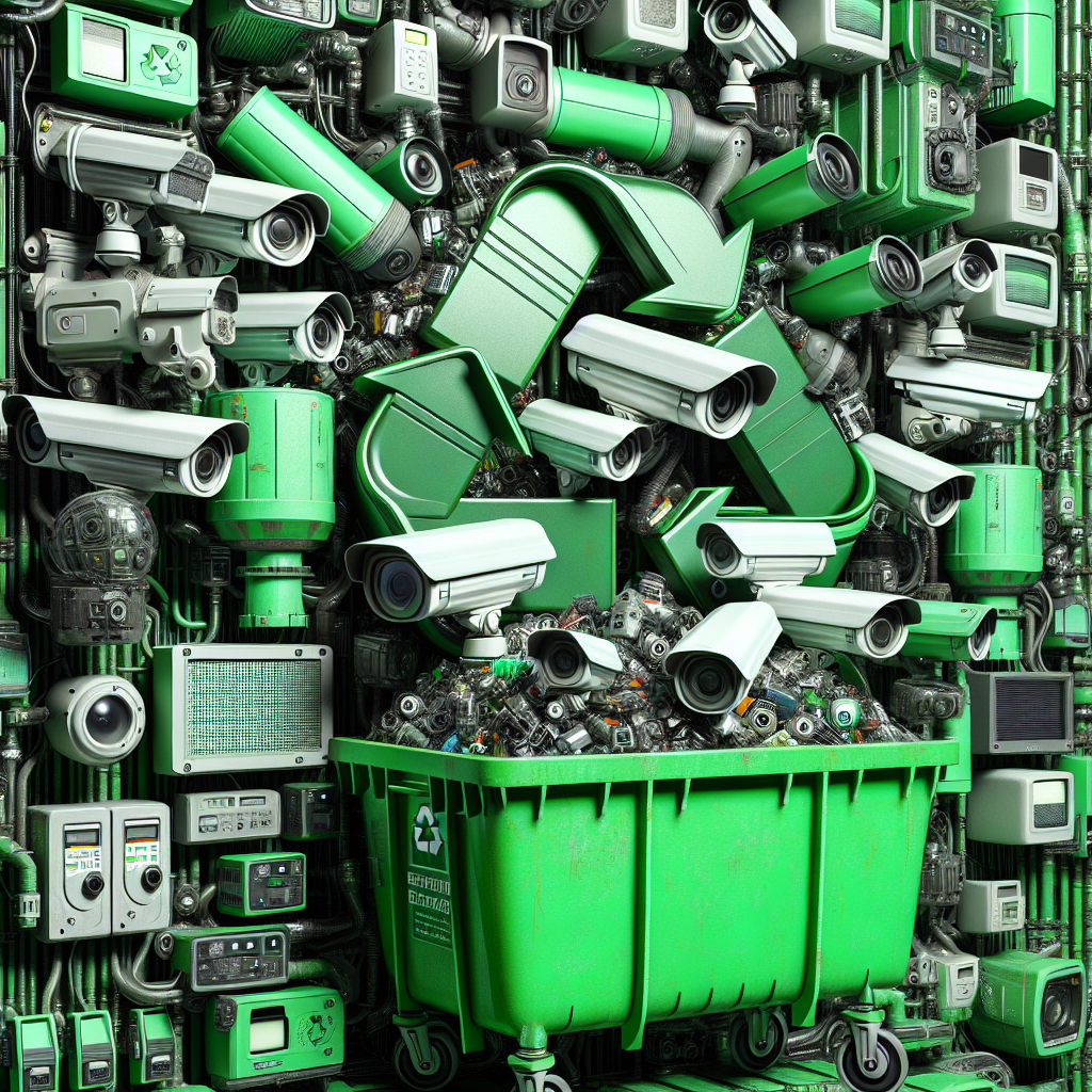 Recycling of security equipment (CCTV and alarms)