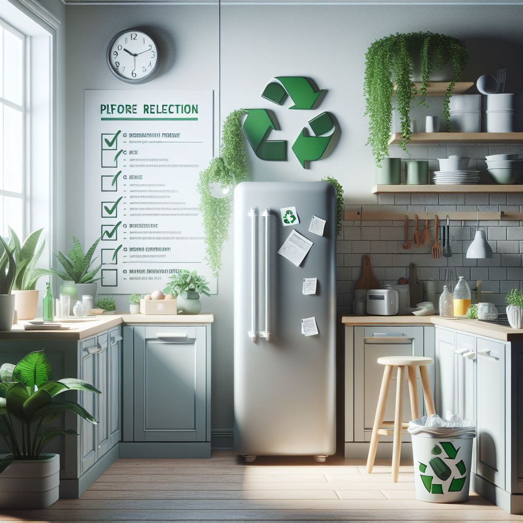 Residential refrigerator recycling: checklist before collection