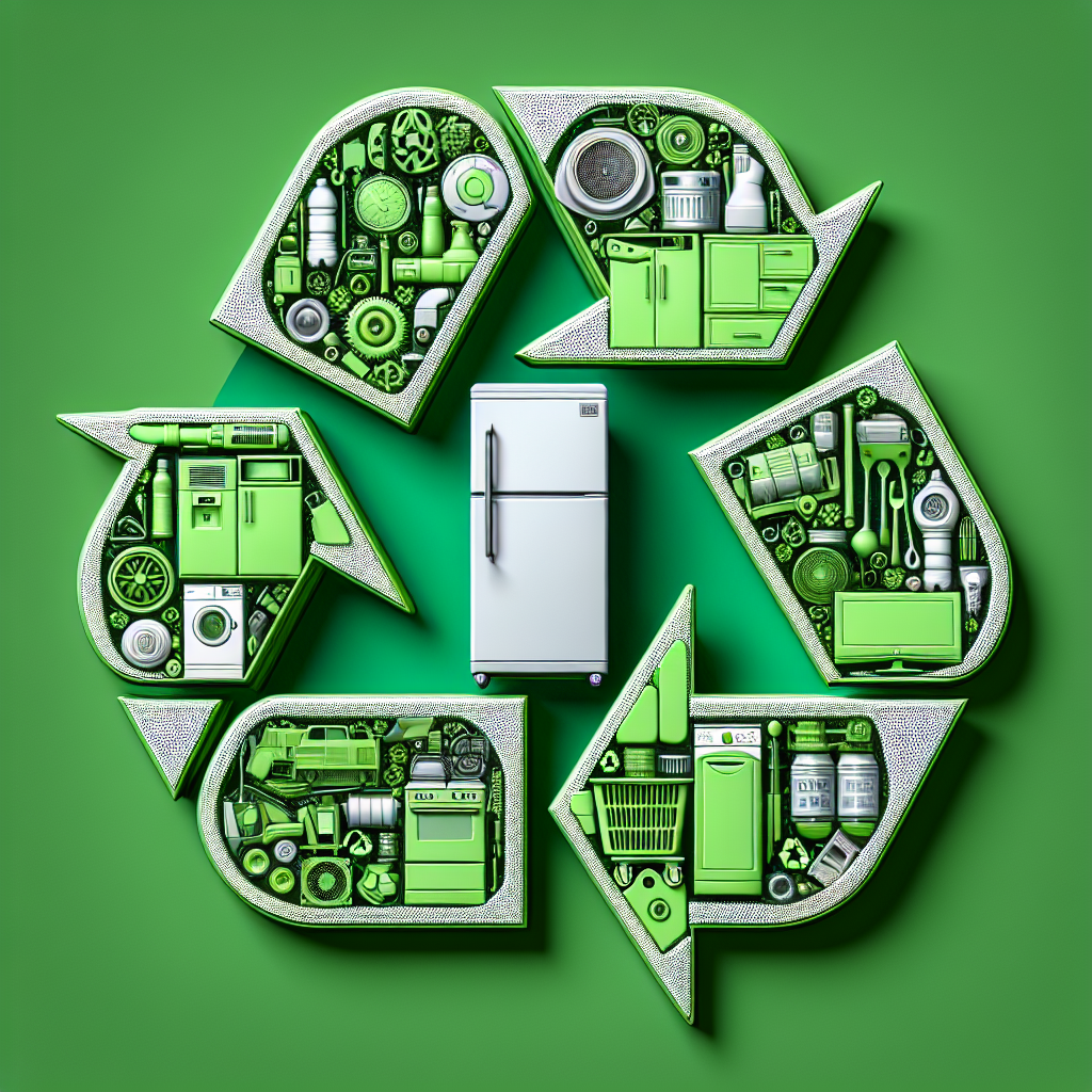 Recycling old white goods: reusable parts, environmental savings