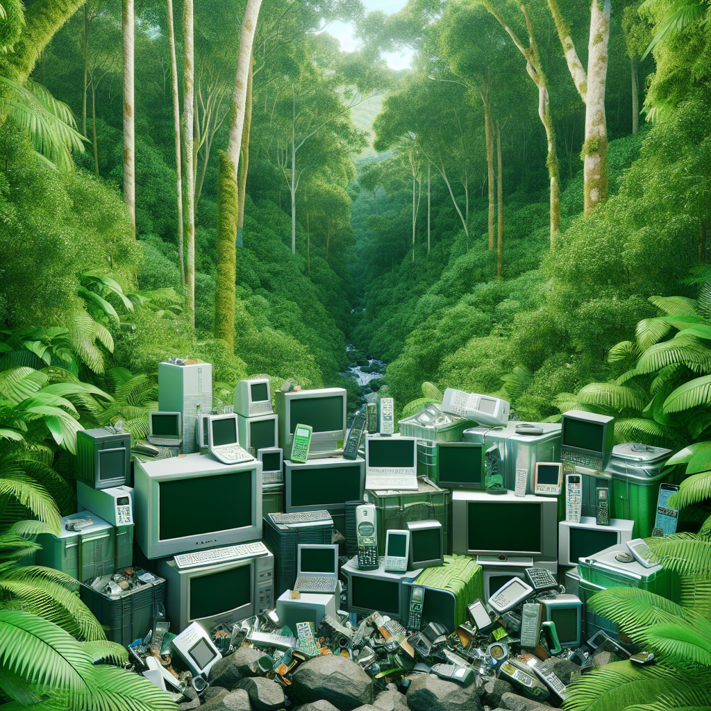 “Riscos ambientais associados ao descarte incorreto de e-lixo: dados no Brasil”