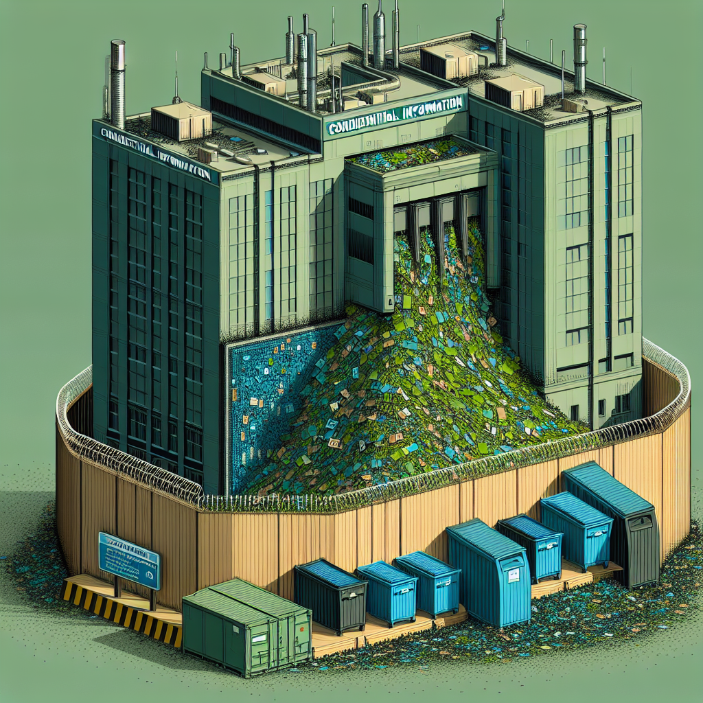 Leaking sensitive information? Only Ecobraz's secure disposal protects your company and your brand